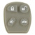 Keyless2Go 4 Button Gas Replacement PAD for GM KOBUT1BT 25656444 25656445 - 5 PACK Our Automotive Brands