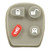 Keyless2Go 4 Button Replacement PAD for GM VAN KOBLEAR1XT 15752330 - 5 PACK Keyless2Go