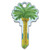 Lucky Line Lucky Line Key Shapes Palm Tree - 5 Pack - Schlage SC Shop Hardware