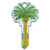 Lucky Line Key Shapes Palm Tree  - 5 Pack - Kwikset KW