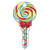 Lucky Line Lucky Line Key Shapes Lollipop - 5 Pack - Schlage SC Lucky Line