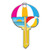 Lucky Line Lucky Line Key Shapes Beach - 5 Pack - Kwikset KW Our Brands