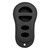 Keyless2Go Replacement Silicone Jacket Keyless Remote Cover DDGA24 for Dodge/Chrysler/Jeep - Black Our Automotive Brands