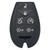 Keyless2Go Replacement Silicone Jacket Smart Key Remote Cover for Dodge and Chrysler - Black Keyless2Go