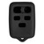 Replacement Silicone Jacket Keyless Remote Cover FRDB65 for Ford 5 Button Remote FCC ID: CWTWB1U511 - Black