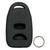 Keyless2Go Replacement Silicone Jacket Keyless Remote Cover HYKIK12 for Kia 3 Button Remote FCC ID: PINHA-T036 - Black Auto Accessories