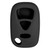 Keyless2Go Replacement Silicone Jacket Keyless Remote Cover SUZIQ13 for Suzuki 3 Button Remote FCC ID: KBRTS005 - Black Auto Accessories