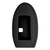Keyless2Go Replacement Silicone Jacket Keyless Remote Cover NSSNF66 for Nissan 5 Button Proximity Smart Key FCC ID: KR5S180144014 - Black Remote Protectors