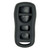 Keyless2Go Replacement Silicone Jacket Keyless Remote Cover NSSNF24 for Nissan - Black Remote Protectors