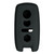 Keyless2Go Replacement Silicone Jacket Keyless Remote Cover SUZIQ23 for Suzuki 3 Button Smart Key Proximity Remote FCC ID: KBRTS003 - Black Keyless2Go