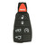 Keyless2Go 6 Button Replacement Pad-26 for Chrysler / Dodge/ Jeep Pod Keys IYZ-C01C - 5 PACK Button Pads