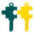 ilco ILCO Key Personali-Keys Mates GYPUZ SC1 - 5 PACK Shop Hardware