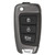 Hyundai Hyundai Venue 3 Button Remote Flip Key 95430-K2500 / SY5FD1GRGE03 OEM Hidden