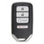 Original Honda 4-Button Smart Key Driver 1 A2C97488400 72147-T6Z-A21 433 MHz, New OEM Shop Automotive
