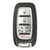 Original Chrysler 5-Button Smart Key M3N-97395900 68241533AC 433 MHz, New OEM Keys & Remotes