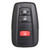 Toyota 3 Button Smart Key HYQ14FBN, 8990H-12180, 315 MHz - New, OEM