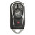 Original Buick 4-Button Smart Key HYQ4EA 13511629 433 MHz, New OEM OEM Hidden