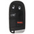 Original Dodge 4-Button Smart Key M3N-40821302 68375133AA 433 MHz, New OEM Shop Automotive