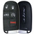 Original Dodge 5-Button Smart Key M3M-40821302 68394198AA 433 MHz, New OEM Shop Automotive