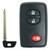 Original Toyota 3 Button Proximity Remote Smart Key / HYQ14AEM / GNE BOARD 6601 / 89904-0R060 - New OEM Hidden