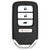 Honda 4-Button Smart Key KR5V1X 72147-T7S-A01 315 MHz, New OEM