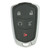 Original Cadillac 5-Button Smart Key HYQ2AB 13598528 315 MHz, New OEM Proximity Keys