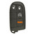 Original Jeep 4-Button Smart Key M3N-40821302 6BY88DX9AA 433 MHz, New OEM Proximity Keys