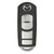 Original Mazda 4-Button Smart Key WAZSKE13D01 GJY9-67-5DY 315 MHz, New OEM OEM Hidden