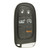 Original Jeep 5-Button Smart Key GQ4-54T 68141580AG 433 MHz, New OEM Proximity Keys