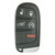 Dodge 5-Button Smart Key M3N-40821302 68150061AC 433 MHz, New OEM