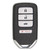 Original Honda 4-Button Smart Key Driver 1 ACJ932HK1210A 72147-T2A-A11 315 MHz, New OEM OEM Hidden