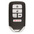 Honda 5 Button Driver 1 Smart Key ACJ932HK1310A, 72147-T2G-A41, 433 MHz - New, OEM