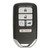 Original Honda 5-Button Smart Key Driver 1 KR5V2X V44 72147-TG7-A31 433 MHz, New OEM OEM Hidden