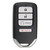 Original Honda 4-Button Smart Key No Memory A2C97488400 72147-T6Z-A11 433 MHz, New OEM OEM Hidden