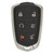 Cadillac 6 Button Smart Key HYQ2EB, 13598512, 433 MHz - New OEM