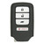 Original Honda 4-Button Smart Key KR5V2X V41 72147-TG7-A01 433 MHz, New OEM Proximity Keys