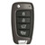 Hyundai Hyundai Elantra 4 Button Remote Flip Key 95430-AA000 NYOMBEC4TX2004 OEM Hidden