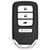 Honda 4-Button Smart Key KR5T4X 72147-THR-A41 433 MHz, New OEM