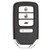 Keyless2Go KEYLESS2GO Honda 4-Button Smart Key KR5V1X 72147-T7S-A01 315 MHz, Premium Aftermarket Our Brands