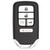 Keyless2Go KEYLESS2GO Honda 5-Button Smart Key KR5V2X 72147-TBA-A11 433 MHz, Premium Aftermarket Keyless2Go