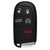 AUTEL Autel MaxiIM IKEY IKEYCR5TPR 5-Button Smart Key Chrysler Style For KM100 Universal Remotes & Blades