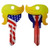 Ilco Schlage SC1 Shape Personali-Keys - Donald Trump, USA - 5 Pack