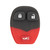Keyless2Go 3 Button Replacement Pad for GM OUC60270 OUC60221 - 5 PACK Keys & Remotes