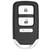Keyless2Go KEYLESS2GO Honda 3-Button Smart Key KR5V1X 72147-T5A-A01 315 MHz, Premium Aftermarket Our Automotive Brands