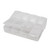 KEY SENTIALS Keysentials 8 Grid Transparent Plastic Box Storage Organizer For Small Parts KEYSENTIALS KEY SENTIALS Keysentials 8 Grid Transparent Plastic Box Storage Organizer For Small Parts KEYSENTIALS