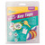 Lucky Line Lucky Line Round Label-It Plastic Tags with Labels and Rings ASSORTED - 25 Pcs - Clamshell Keys & Accessories