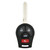 Keyless2Go Nissan 4 Button Remote Head Key CWTWB1U751, CWTWB1U816, H0561-3AA0B, 315 MHz - Premium Aftermarket