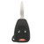 Chrysler, Jeep 3 Button Remote Head Key OHT692713AA, OHT692427AA, 315 MHz - Aftermarket
