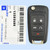 GM 5 Button Remote Head Key HU100 KR55WK50073 - New OEM Keys & Remotes