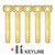 Keyline Brass Cutter Calibration Templates (5 pcs) for 994 Our Brands